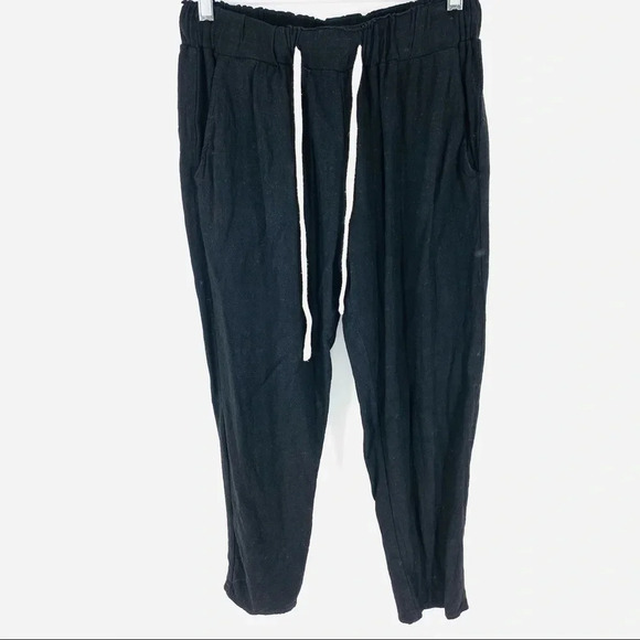 Bohme High waist drawstring linen pants - Picture 1 of 8
